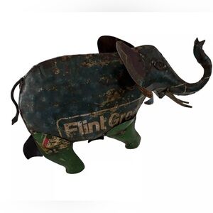 De Kulture Handmade Recycled Iron Elephant